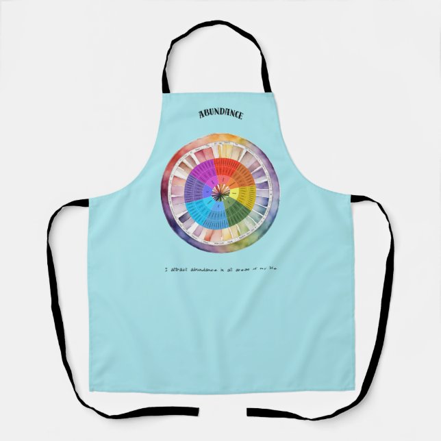 Abundance Positive Affirmation  Apron (Front)