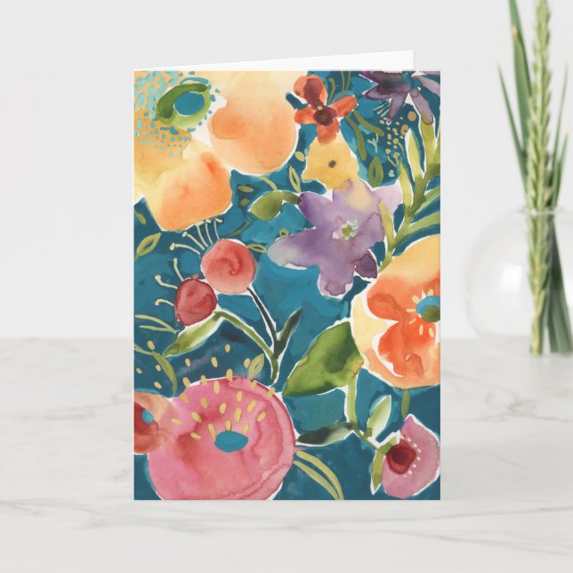 Abundant Florals I Card (Front)