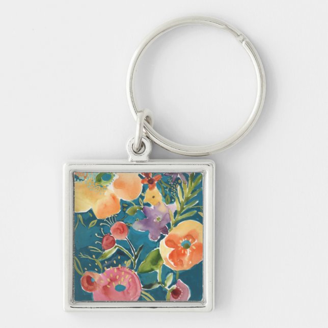 Abundant Florals I Key Ring (Front)