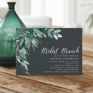 Abundant Foliage Bridal Brunch Invitation