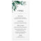 Abundant Foliage Menu Card