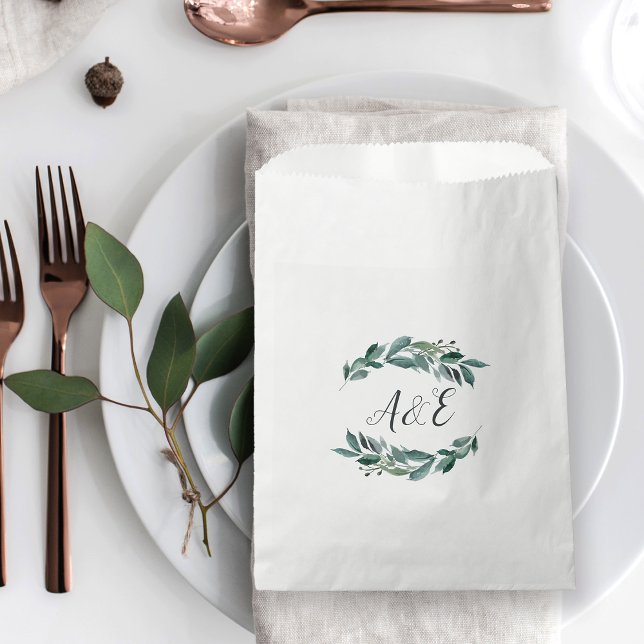 Abundant Foliage Monogram Favour Bag (Creator Uploaded)