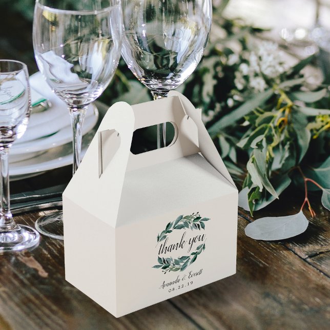 Abundant Foliage Wedding Favour Box (Creator Uploaded)