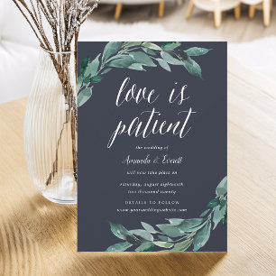 Abundant Foliage Wedding Postponement Announcement