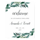 Abundant Foliage Wedding Welcome