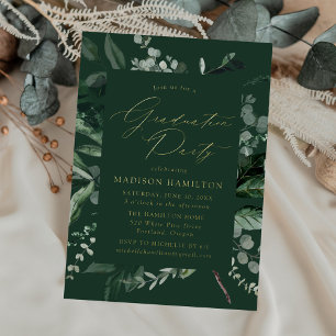 Abundant Greenery Graduation Party