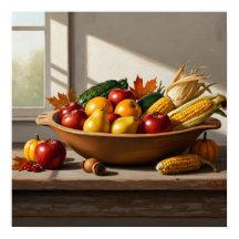 Abundant harvest crops rustic farmhouse 