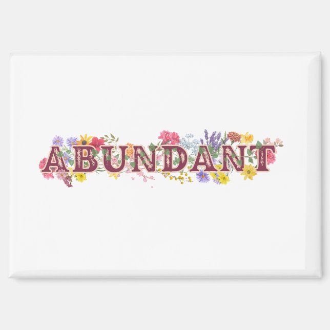 Abundant - Magnet (Front)