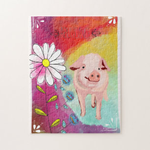 Abundant Pig Spirit Animal Puzzle
