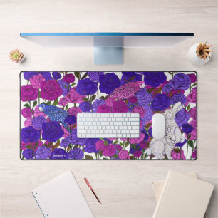 Abundant Rabbits Desk Mat