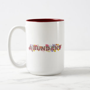 Abundant Women's Retreat Two-Tone Coffee Mug