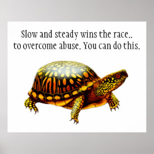 Abuse Survivors Turtle Inspirational Poster
