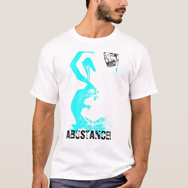 abustance rabbit, ABUSTANCE! T-Shirt (Front)