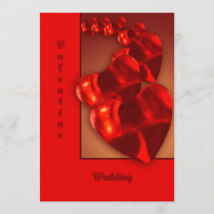 abw  Valentine Wedding Invitation