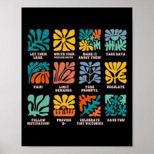 Aby Applied Behaviour Analyst Advocate Autism Lets Poster