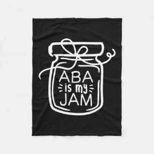 Aby Is My Jam Autism Awareness Fleece Blanket