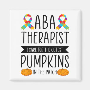 Aby Therapist Halloween Costume Pumpkins Behaviour Magnet