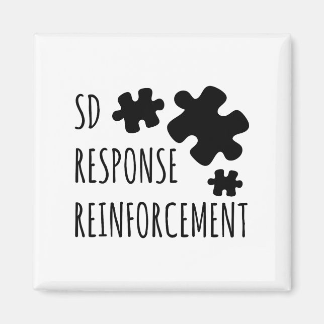 Aby Therapist Sd Reinforcement Response Behaviour  Magnet (Front)