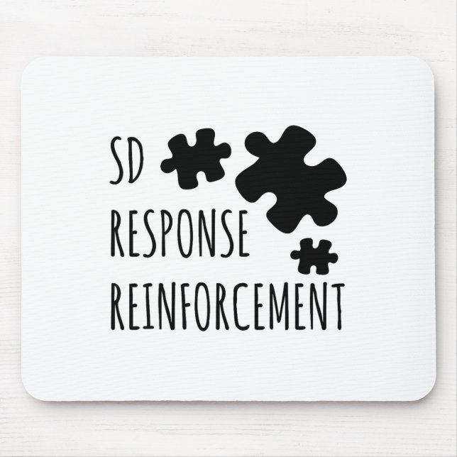 Aby Therapist Sd Reinforcement Response Behaviour  Mouse Pad (Front)