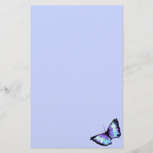 "Abyss" (Blue Butterfly) Stationery