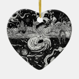 Abyss Duality Ceramic Ornament