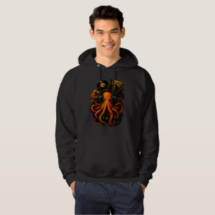 Abyss Kraken – Glowing Steampunk Octopus Hoodie