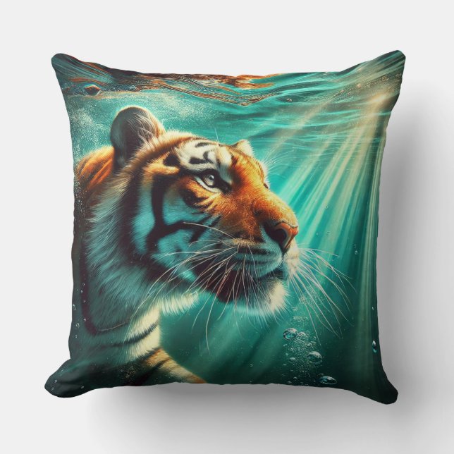 Abyssal Stripes Cushion (Front)