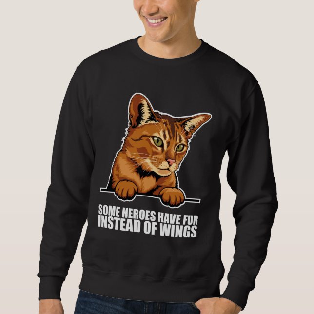 Abyssinian  Abyssinian cat  Abyssinian mom  1 Sweatshirt (Front)