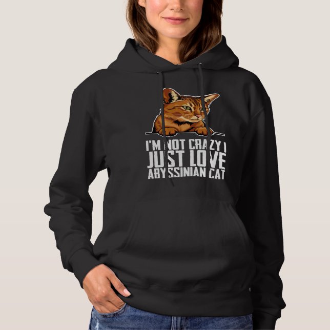 Abyssinian  Abyssinian cat  Abyssinian mom Hoodie (Front)