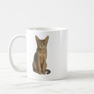 Abyssinian Blue Cat Mug