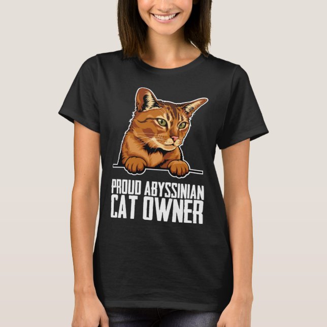 Abyssinian cat  Abyssinian  Abyssinian kitten  1 T-Shirt (Front)
