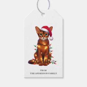 Abyssinian Cat Gift Tags