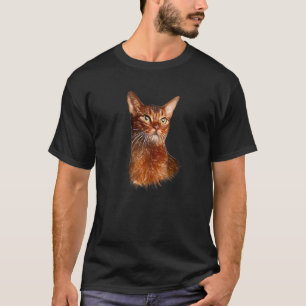 Abyssinian Cat Pet Novel For Kitten Kitty T-Shirt