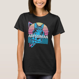 Abyssinian Cat Retro T-Shirt