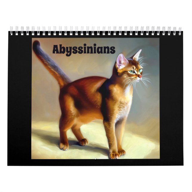 Abyssinian Cats Calendar (Cover)