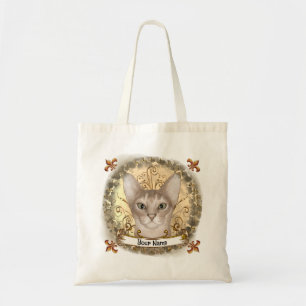 Abyssinian Fleur De Lis Tote Bag