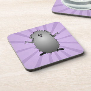 Abyssinian Guinea Pig Comic Coaster