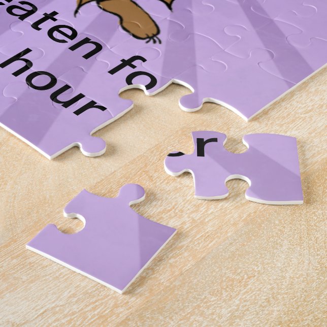 Abyssinian Guinea Pig Comic Jigsaw Puzzle (Side)