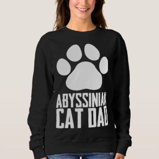 Abyssinian kitten  Abyssinian mom  Abyssinian dad  Sweatshirt
