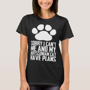 Abyssinian kitten  Abyssinian mum  Abyssinian dad  T-Shirt