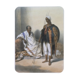 Abyssinian Priest and Warrior, illustration from ' Magnet