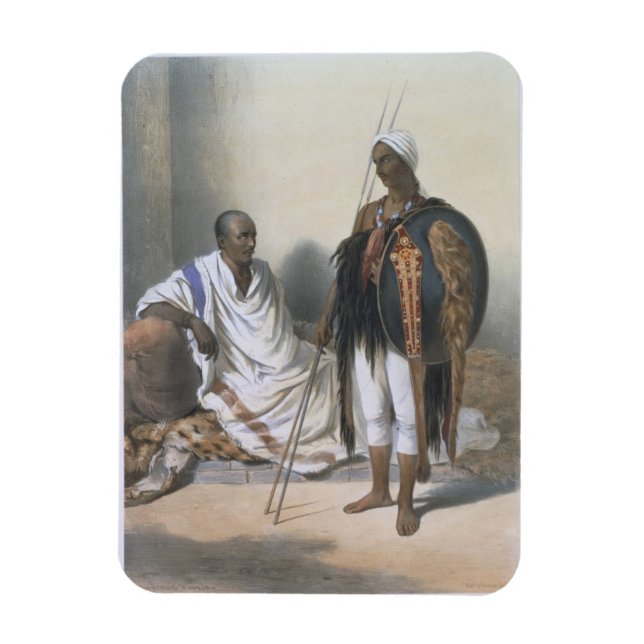 Abyssinian Priest and Warrior, illustration from ' Magnet (Vertical)