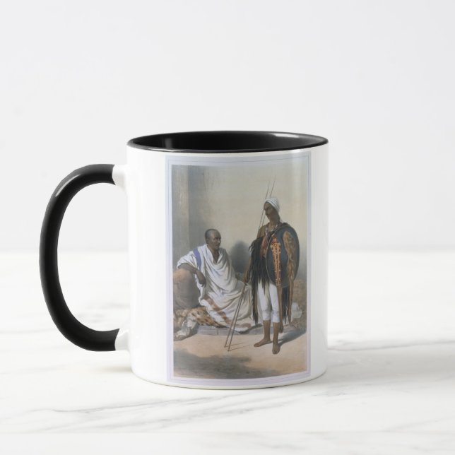 Abyssinian Priest and Warrior, illustration from ' Mug (Left)