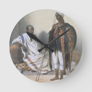 Abyssinian Priest and Warrior, illustration from ' Round Clock