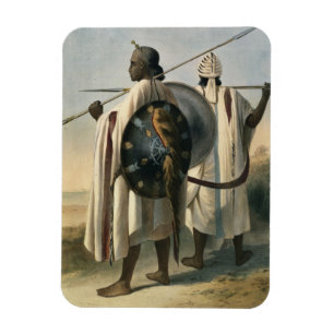 Abyssinian Warriors, illustration from 'The Valley Magnet
