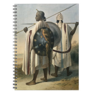 Abyssinian Warriors, illustration from 'The Valley Notebook