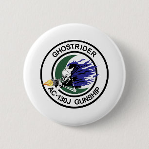 AC-130J Ghostrider Gunship.PNG 6 Cm Round Badge