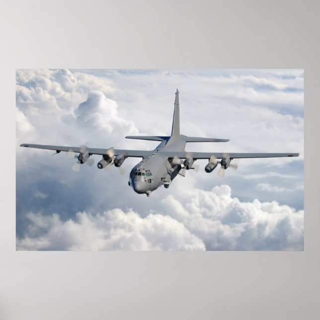 AC-130U Gunship Aircraft Poster (Front)
