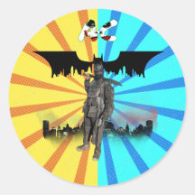 AC BAT-MAN Sticker