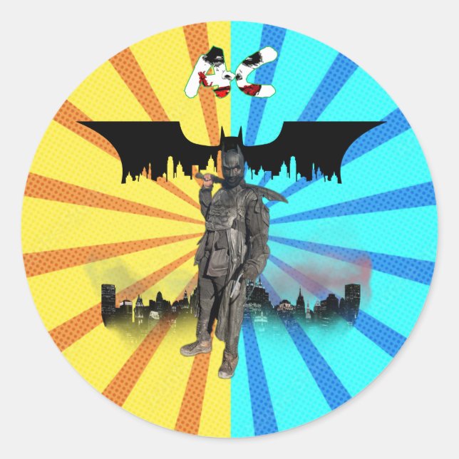 AC BAT-MAN Sticker (Front)